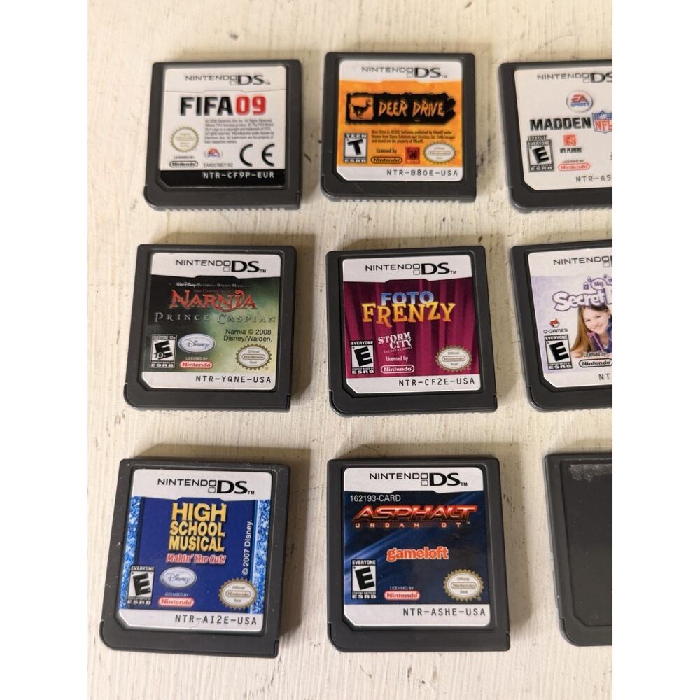 Nintendo DS Game Lot Bundle 12 Games Soul Bubbles Scribblenauts Asphalt Loose - Picture 2 of 6